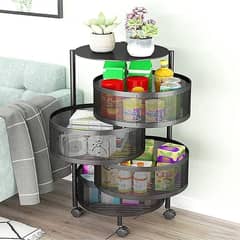 4 layered Rotatable Fruit Basket