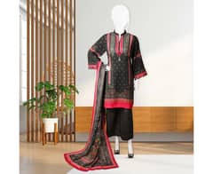 Eminent Digital Khadder Unstitched 3Pcs Suit