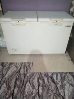 waves double door freezer in good condition