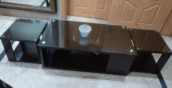 Elegant sofa (setie)set with glass table for sale complete set