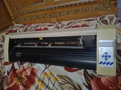 red sell cutting plotter