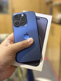 Iphone 15 pro 256gb jv blue with box