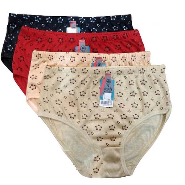 Set of 3 Printed Panties for Girls and Women - Comfortable Undergarments for All Seasons