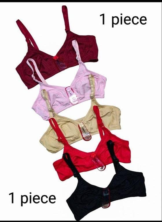 Soft Bra for Girls - Jersey Fabric Hot Blouse and Underwear for Women and Ladies