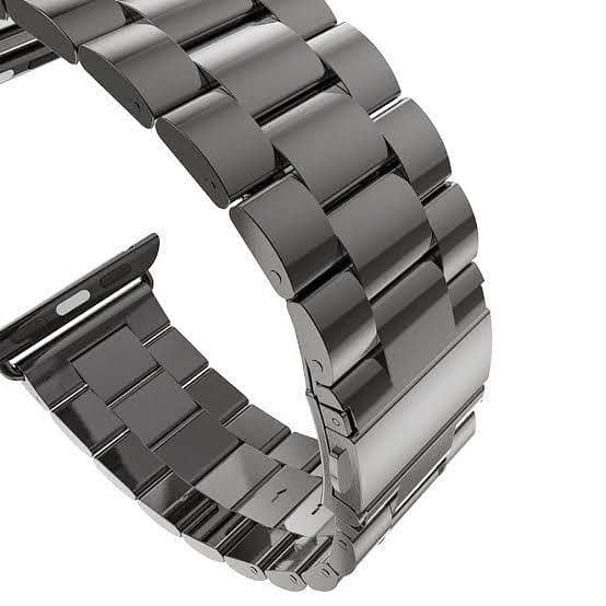 Luxury Stainless Steel Rolex Chain for 42/44/45/49mm Smart Watches and Apple Watch