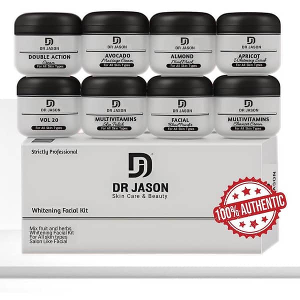 Dr. Jason 8-Piece Facial Kit for Students - Suitable for All Skin Types - 100% Authentic