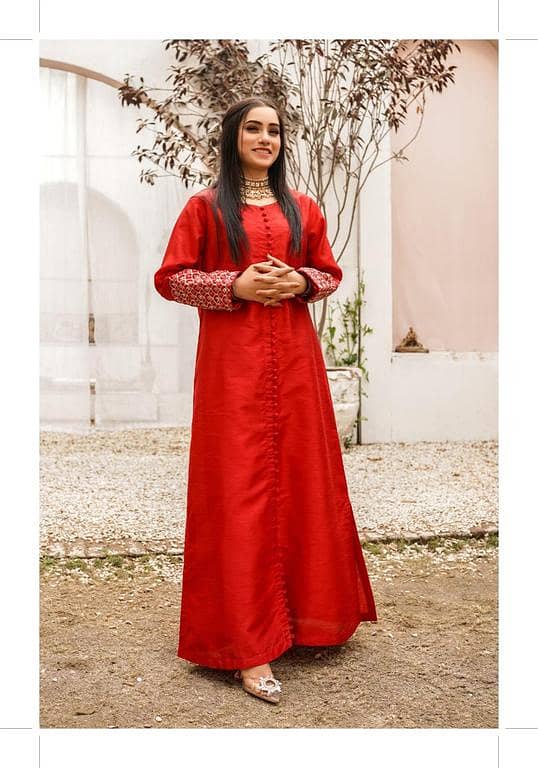 Insiya 2 Piece Stitched Suit: Embellished Shirt with Cigarette Pants for Women and Girls