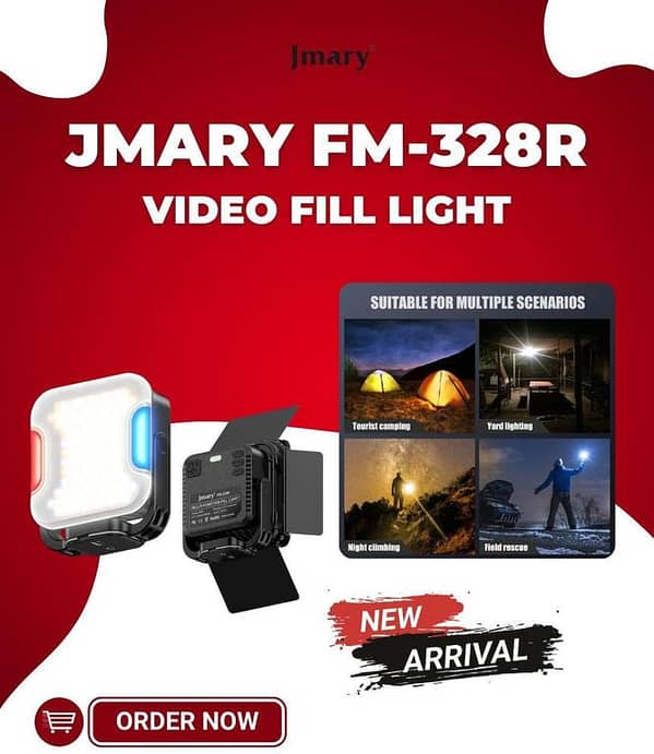 Jmary FM-328R 30W Video Fill Light for Enhanced Lighting