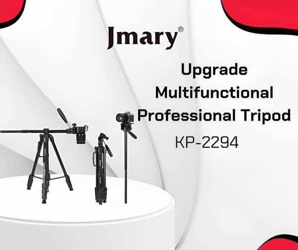 Jmary KP-2294 Overhead Professional Tripod with 1/4 Screw
