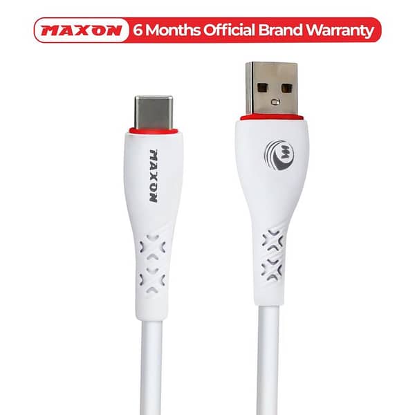 Maxon R-501 2.4A Micro USB Data Cable - Fast Charging for Android, Type C, iOS, and iPhone - 1 Meter Length