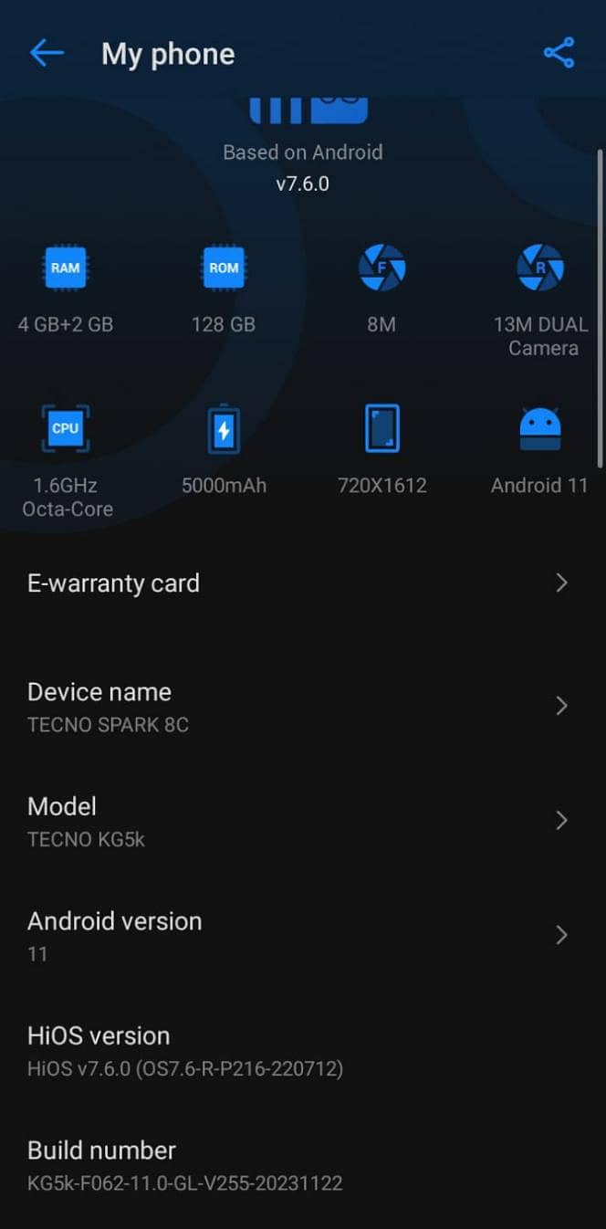 Techno Spark 8C 3