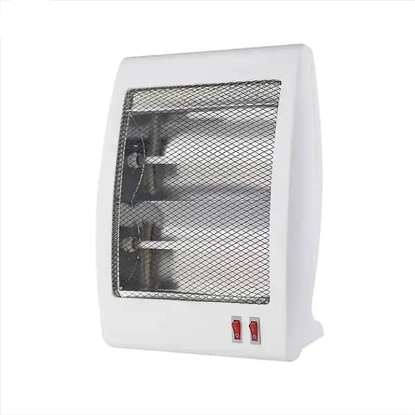 TRIMUX Electric Room Heater with 400W/800W Power and 2 Halogen Rods - Features Safety Tip Over Protection
