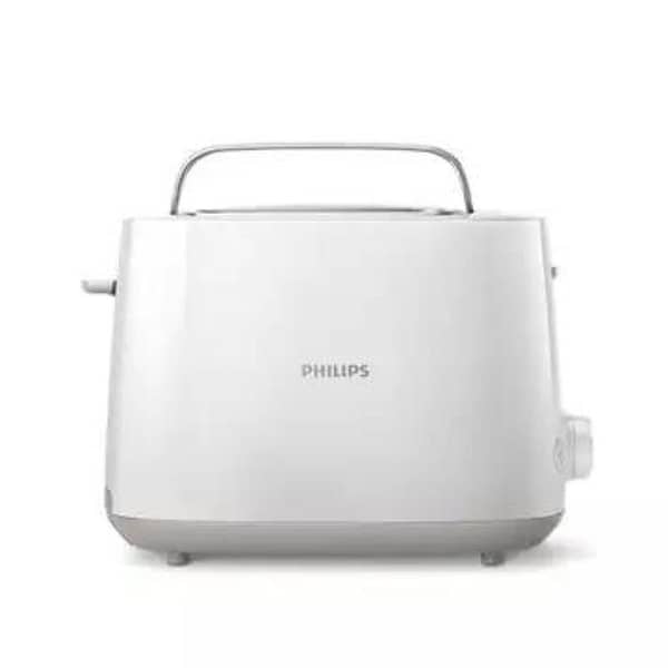 Philips Toaster HD2581/01 from Daily Collection with 8 Browning Settings and Bun Warming Rack