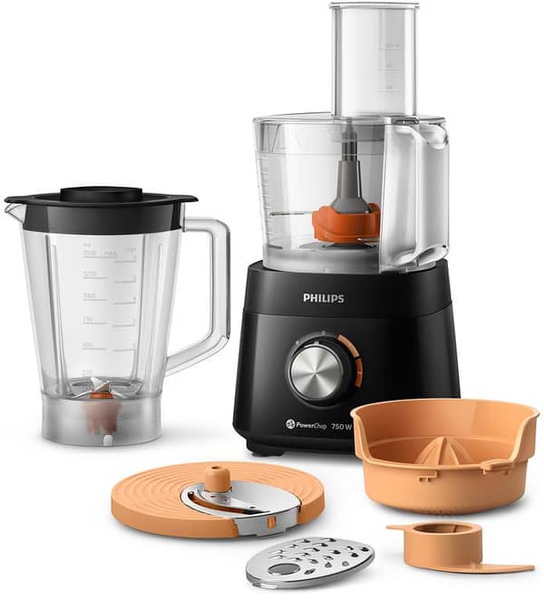 Philips HR7302/90 5000 Series Food Processor with 750W Motor and 1.5L Bowl Capacity
