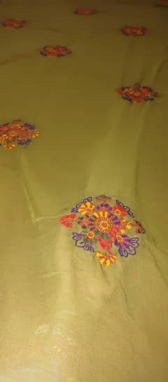 "Traditional Hand-Embroidered Dupatta - Brand New"