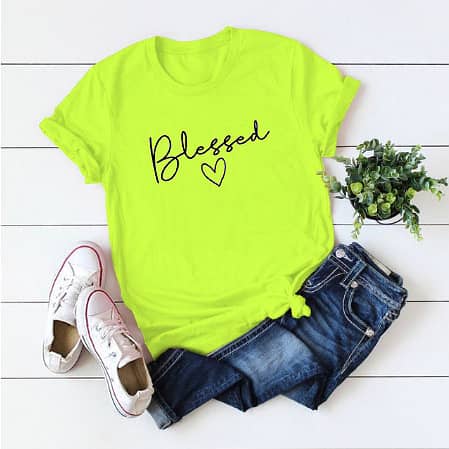 Printed Half Sleeve T-Shirts for Women and Girls