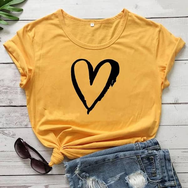 Time Cotton Casual Summer T-Shirt for Girls with O-Neck and Half Sleeves