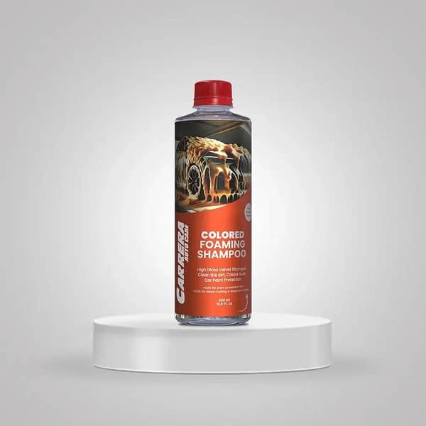 Carrera Car Wash Shampoo - Coloured Foaming Formula for High Gloss Finish (Pink and Green) - 500ml