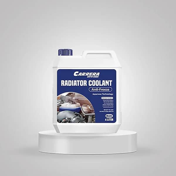 Carrera 4 Litre Radiator Coolant - Heavy Duty Anti Rust and Anti Freeze Solution (Blue)
