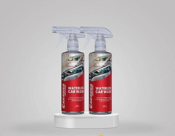 Carrera Waterless Car Wash Spray - 500ml Car Shampoo and Cleaning Spray (Pack of 2) - Anti-Dirt and Anti-Dust Solution