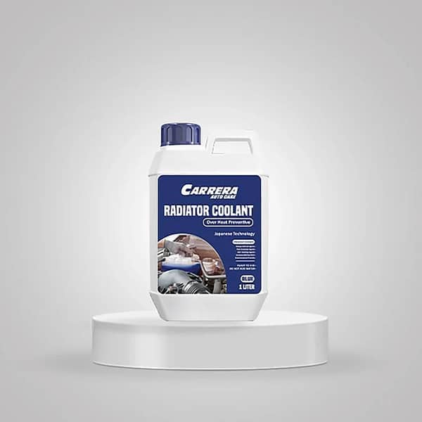 Carrera 1 Litre Radiator Coolant - Heavy Duty Anti-Rust and Heat Preventive Solution (Blue)