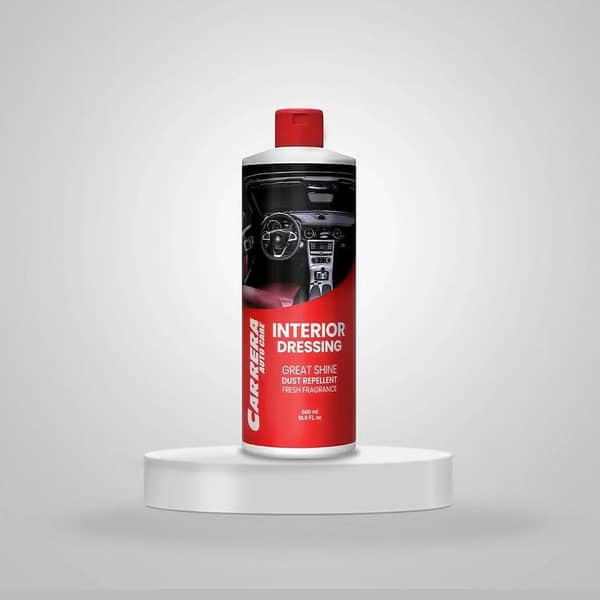 Carrera Interior Dressing 500ml - Car Dashboard Cleaner, Polish, and Interior Shiner for Premium Car Care