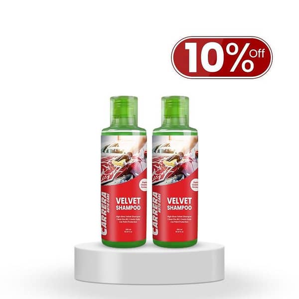 Carrera Car Wash Shampoo - 300ml (Pack of 2) - Foaming Formula for High Gloss Finish