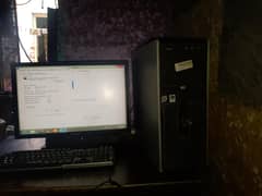 computer and monitor