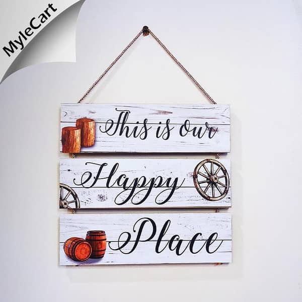 Mylecart Wooden Inspirational Quote Set – Motivational Plaques for Any Room Decor