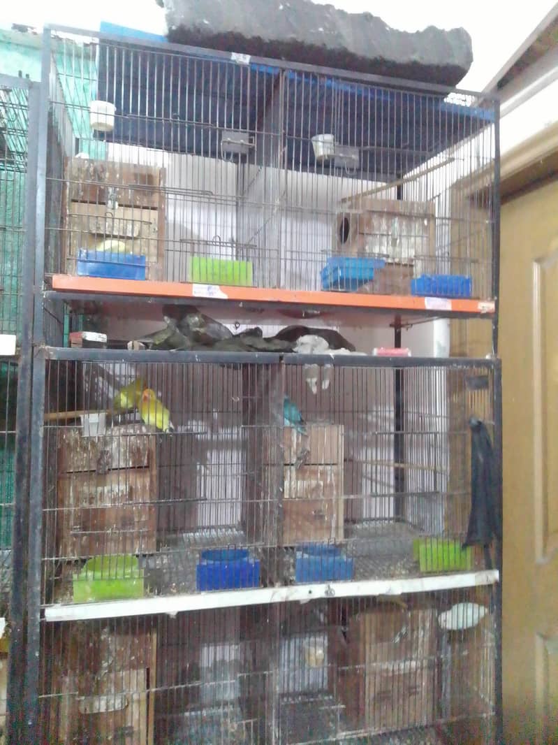 8  portion Cage  used size 3 x 1.5 x1.5 x 1.5 0