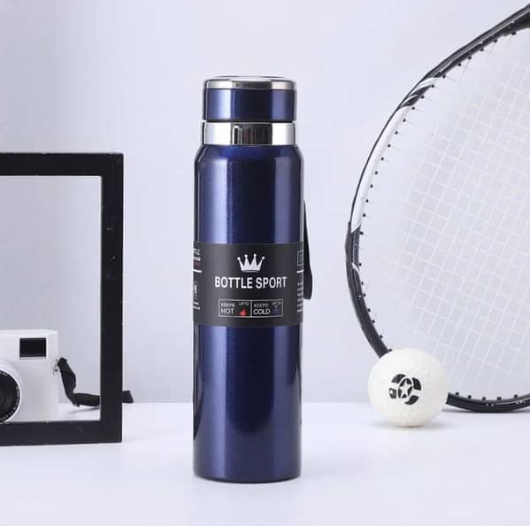 800ml Double Wall Stainless Steel Thermos Bottle - Large Capacity Vacuum Insulated Flask for Hot and Cold Beverages