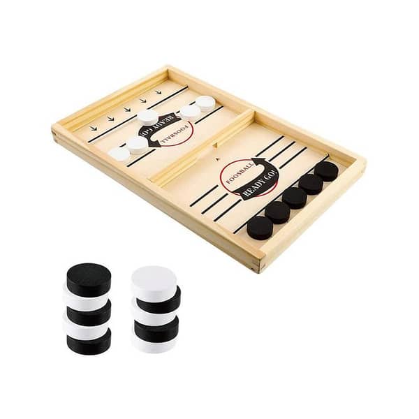 Pucket Wooden Board Game for Two Players – Indoor and Outdoor Fun for Kids and Adults