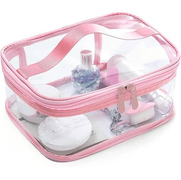 Waterproof Travel Makeup Organizer Bag - Portable Hanging Pouch for Cosmetics and Personal Items