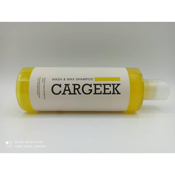 Car Geek® 500ml Wax Shampoo for Cleaning Cars and Bikes - Exterior Care