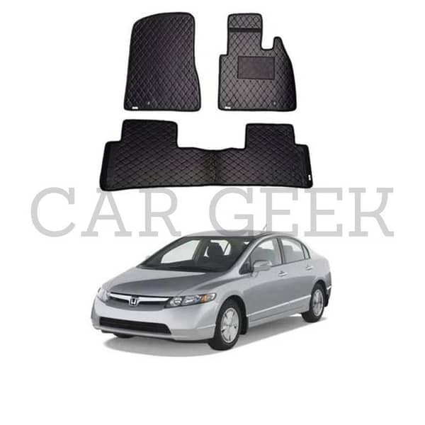 Honda Civic 2013 Car Mats for Floor Protection and Easy Cleaning