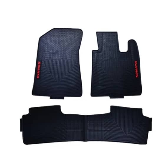 Floor Mats for HYUNDAI SONATA - Durable, Easy to Install, Black, Perfect Fit