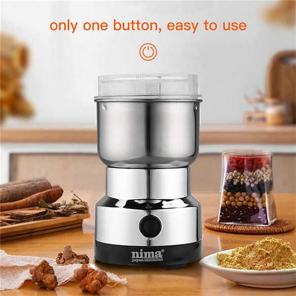 Nima Automatic Electric Coffee and Spice Grinder, 300W Multi-Purpose Stainless Steel Bean Mill