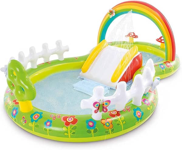 INTEX My Garden Play Center Inflatable Pool - 9'6" L x 5'11" W x 3'5" H