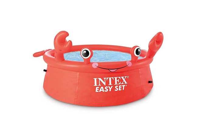 INTEX Happy Crab 6-Foot Easy Set Above Ground Pool - Dimensions 183 x 51 x 35.6 cm