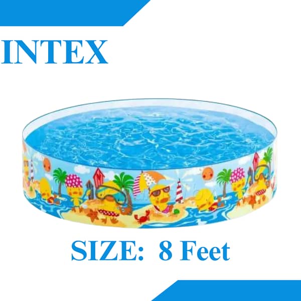 INTEX 6ft Non-Inflated Swimming Pool for Kids