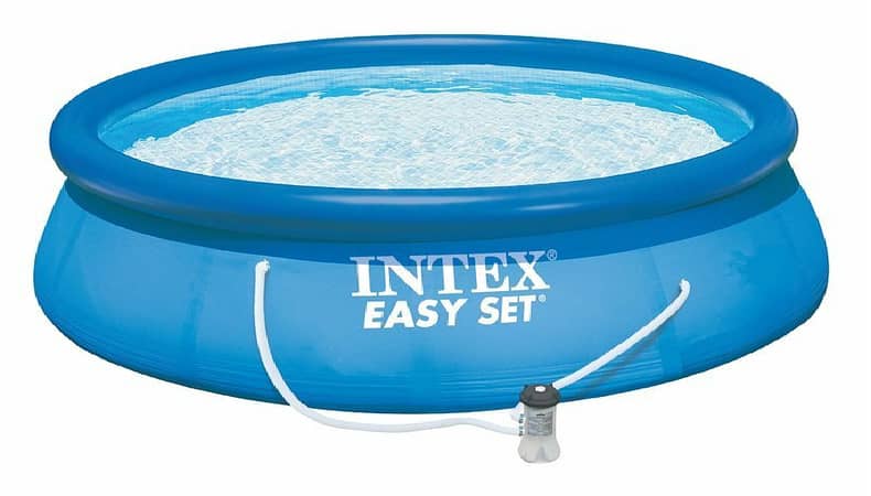 INTEX 28118 Easy Set Inflatable Pool with Filter Pump - 10ft Diameter and 24" Depth
