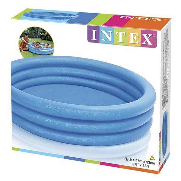 INTEX Crystal Blue Inflatable Pool - 58" x 13" (1.47m x 33cm)