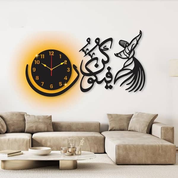 Trendy Wooden Wall Clock by Awesome New | DIY Home Decor Piece for Offices and Gifts | High Quality Design
