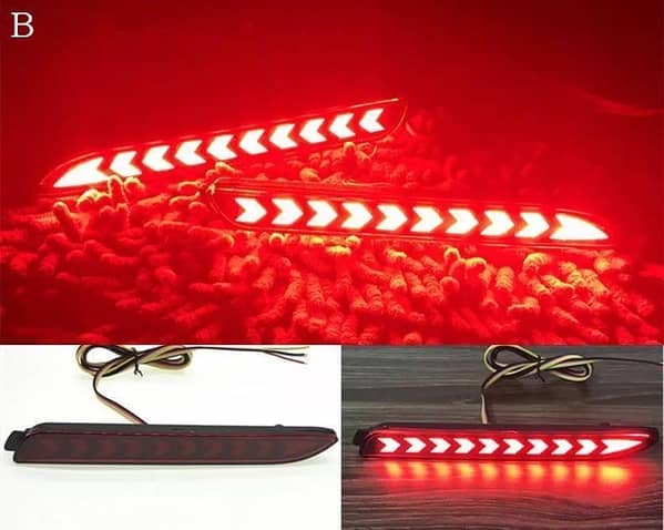 Corolla X Rear Bumper Lights with Running Illumination Feature