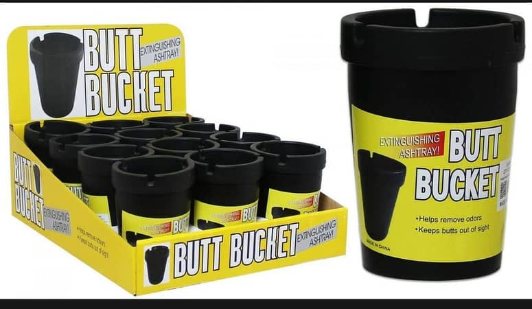 Butt Bucket Ashtray - 1 Piece Pack Available