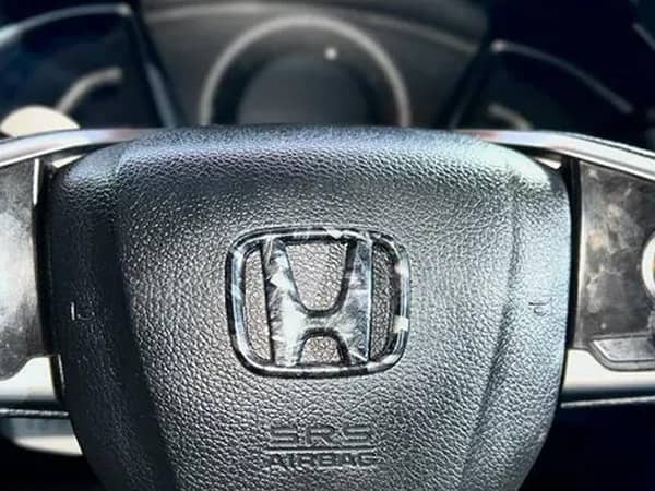 Mono H Steering Wheel in Forged Carbon for Honda Models