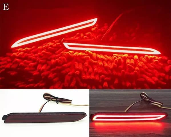 Corolla X Rear Bumper Lights with Running Function for Enhanced Visibility