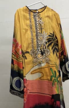 Beautiful sapphire kurta and shalwar