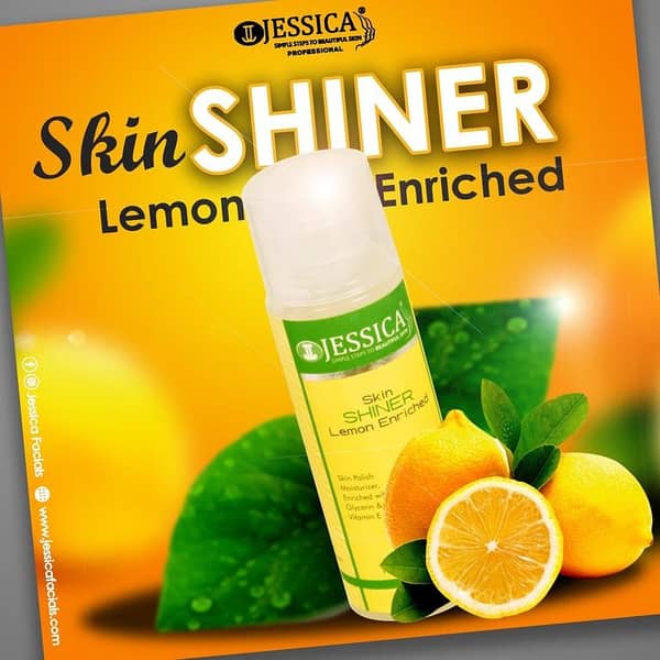 Jessica Lemon Skin Shiner - 120ml, Enriched Moisturizer and Polish