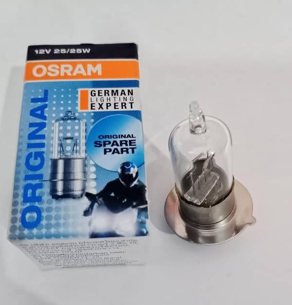 Osram P15D Motorcycle Headlight Bulb for CD70 and CG125 Models